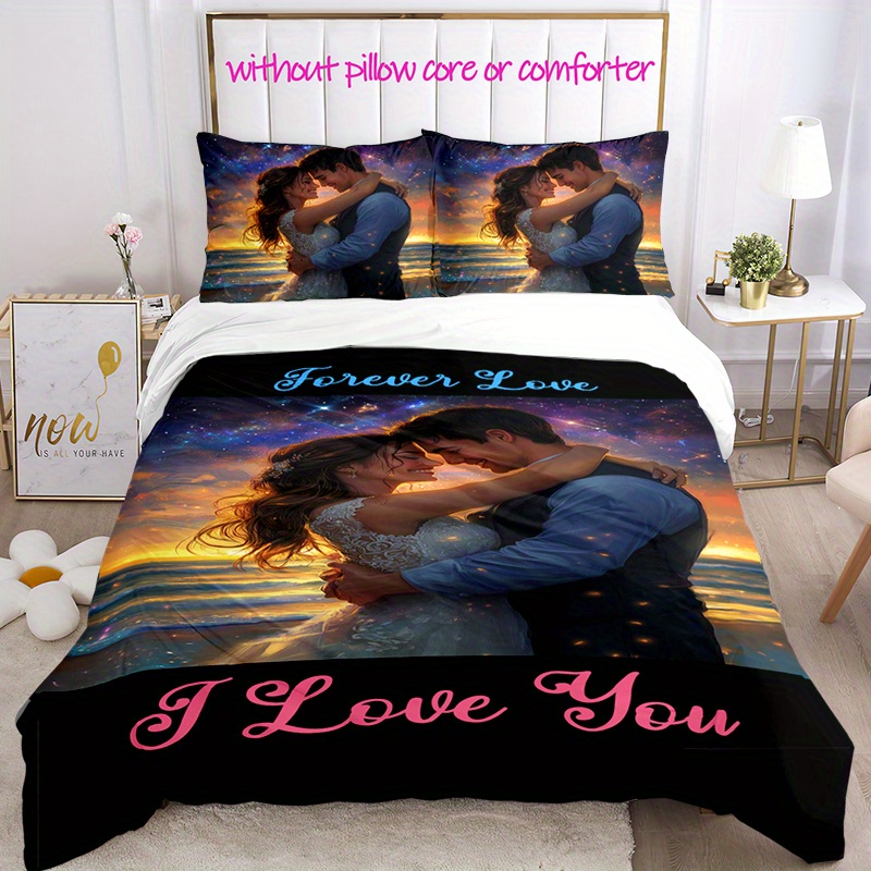 

Personalized Bedding Set Includes 1 And 2 Pillowcases (no ), , Bedclothes For Bedroom Decor