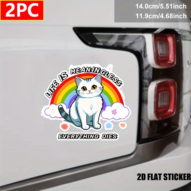 Stay Trashy Possum Sticker, Funny Sticker, Water Bottle Sticker, Mental...