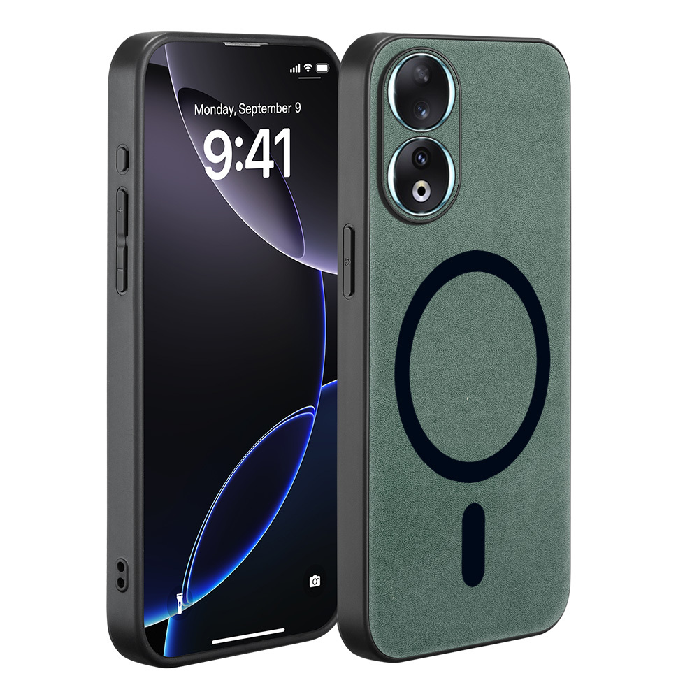 TEMU Custodia in pelle artificiale per Honor 400 Smart/400/400Lite/200Pro/90