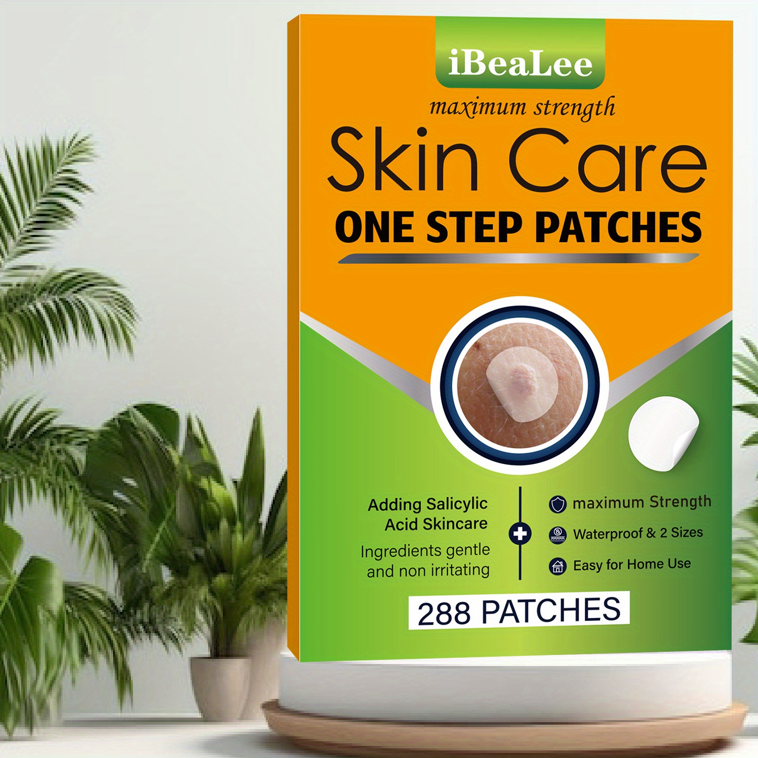 288pcs iBeaLee Maximum Strength Light Beige Care Patches with Salicylic Acid - Waterproof, Gentle & Non-Irritating & for Face, Body, Feet - 2 Sizes, Alcohol-Free, Formaldehyde-Free, Fragrance-Free, All Light Beige Types, Men & Women, Feet Care, Multipurpose Skincare, Alcoholfree Skincare details 8