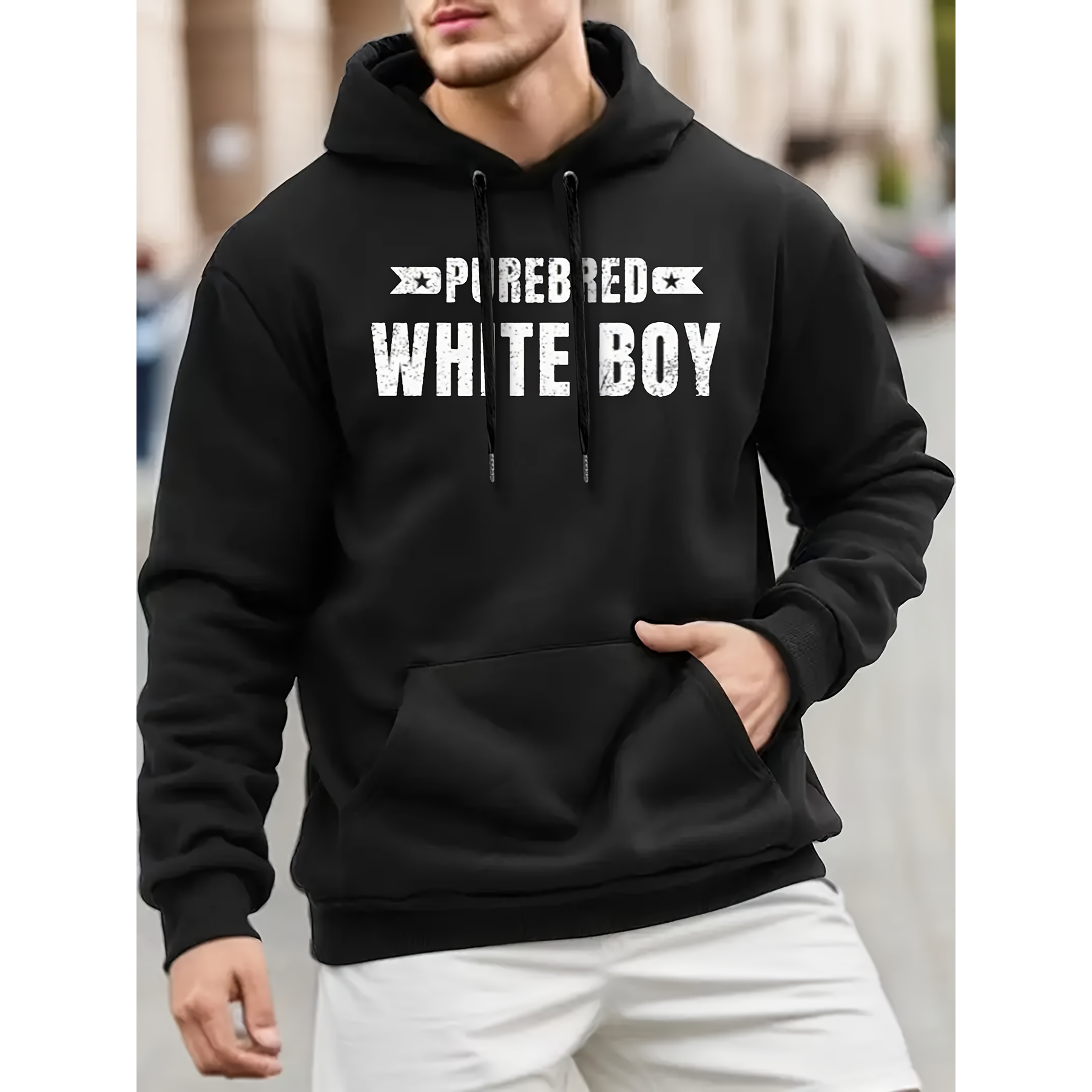 

Pure Breed , Trendy Hooded Sweatshirt, Breathable All Season Round Neck Sweatshirt, All Season Casual Hooded Sweatshirt, Suitable For , Casual Travel