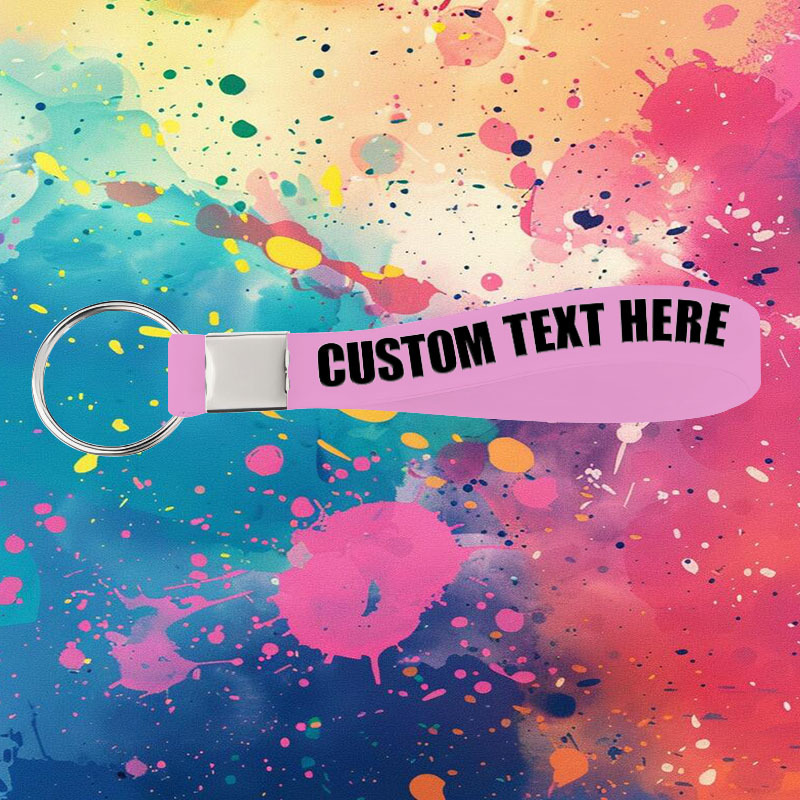 TEMU New Arrival 16pcs -the-dark Silicone Wristband Keychains, Customizable Text, Ideal For Birthday Parties, Flexible Silicone Band With Clip Ring,