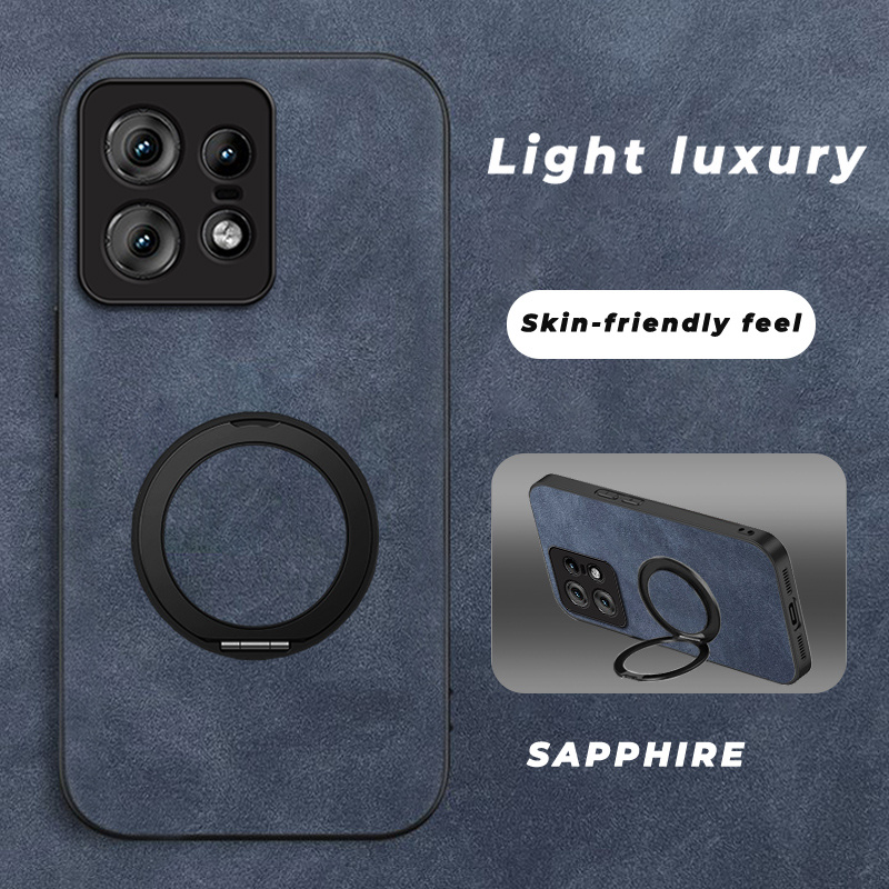 TEMU Phone Case - Monochrome Pattern Rotating Bracket Suitable For Motorola Edge 50 Pro 5g Phone Case Edge 60, Edge 40 5g, Edge 30, Edge 20, E14 4g,