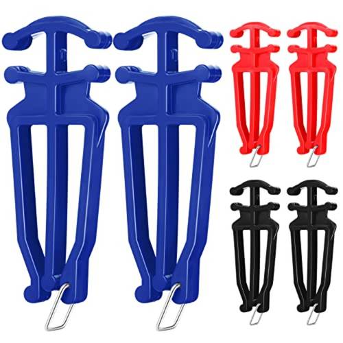 6pcs ski strap and pole carrier cross country skis poles holders universal pole carrier skiing accory for families christmas holiday winter black red blue