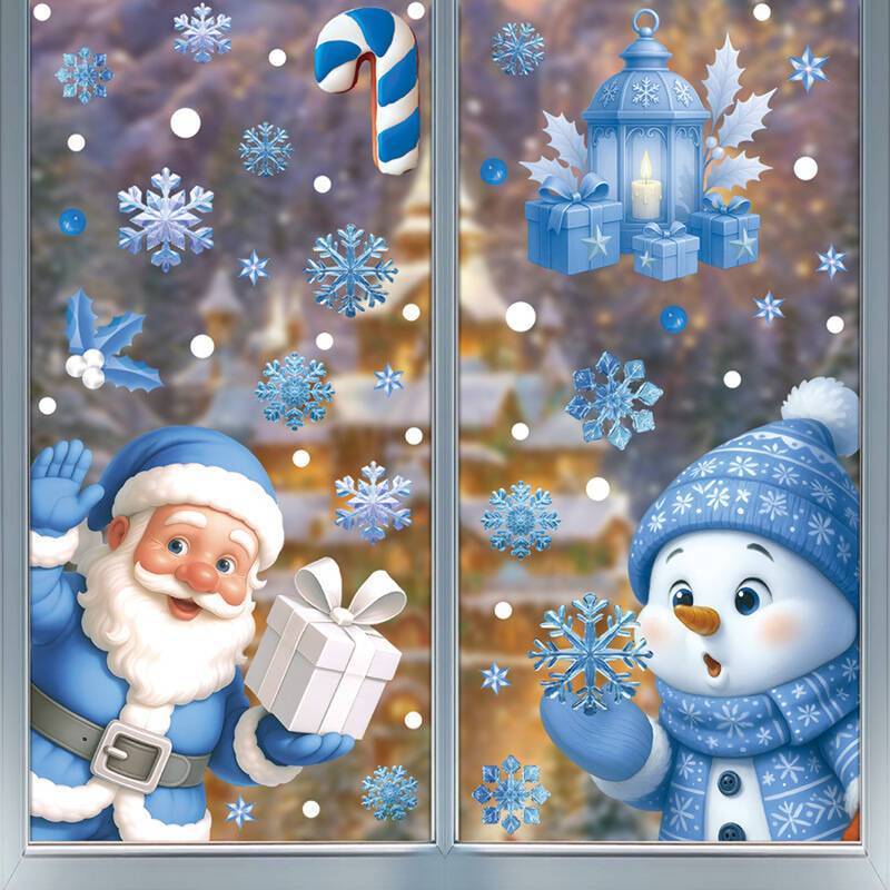 Adesivi Natalizi Per Finestre: Decora Casa Con Lo Spirito Del Natale