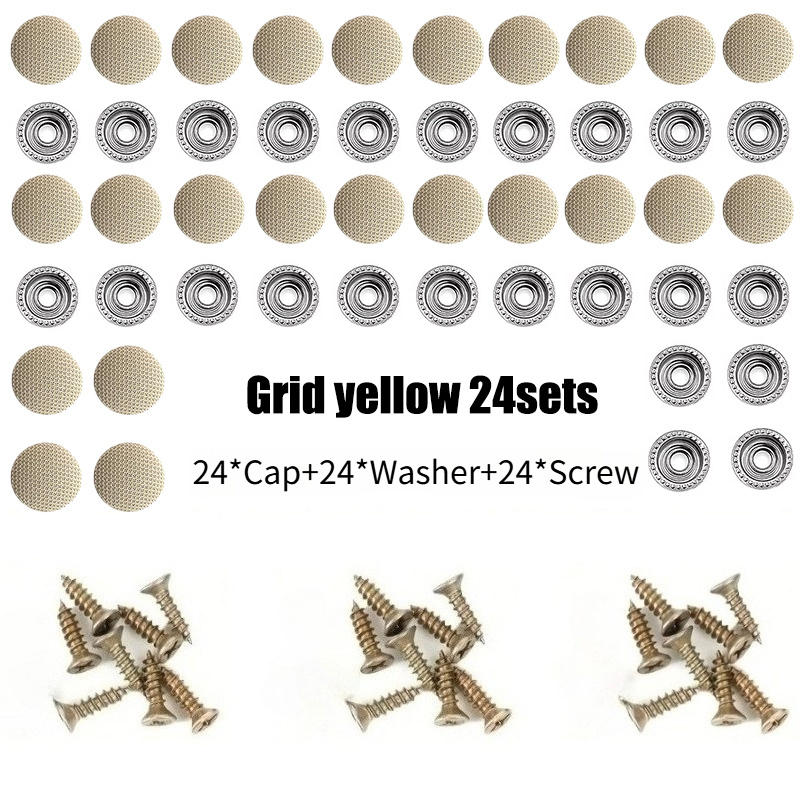 TEMU Car Roof Interior Repair Kits, Car Roof Fastening Fasteners, Including Installation Tools, Car Interior Ceiling Fixing Repair Buttons, Suitable