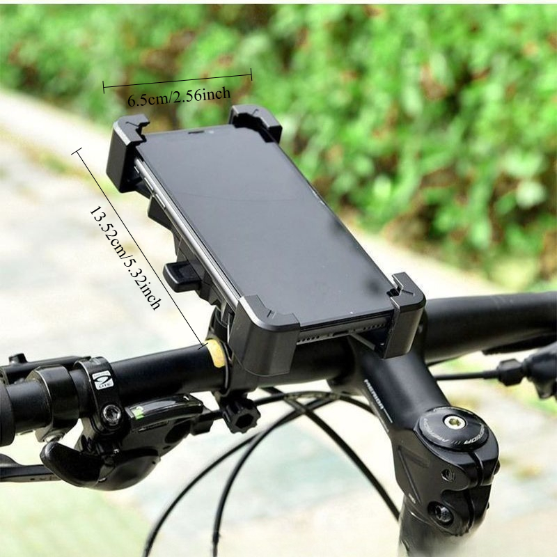 TEMU Upgraded, Shockproof Bike Phone Holder With Gps Card Slot - Heavy Duty Pvc Holder For Electric Bikes, Motorcycles, Mountain Bikes - Accessories,