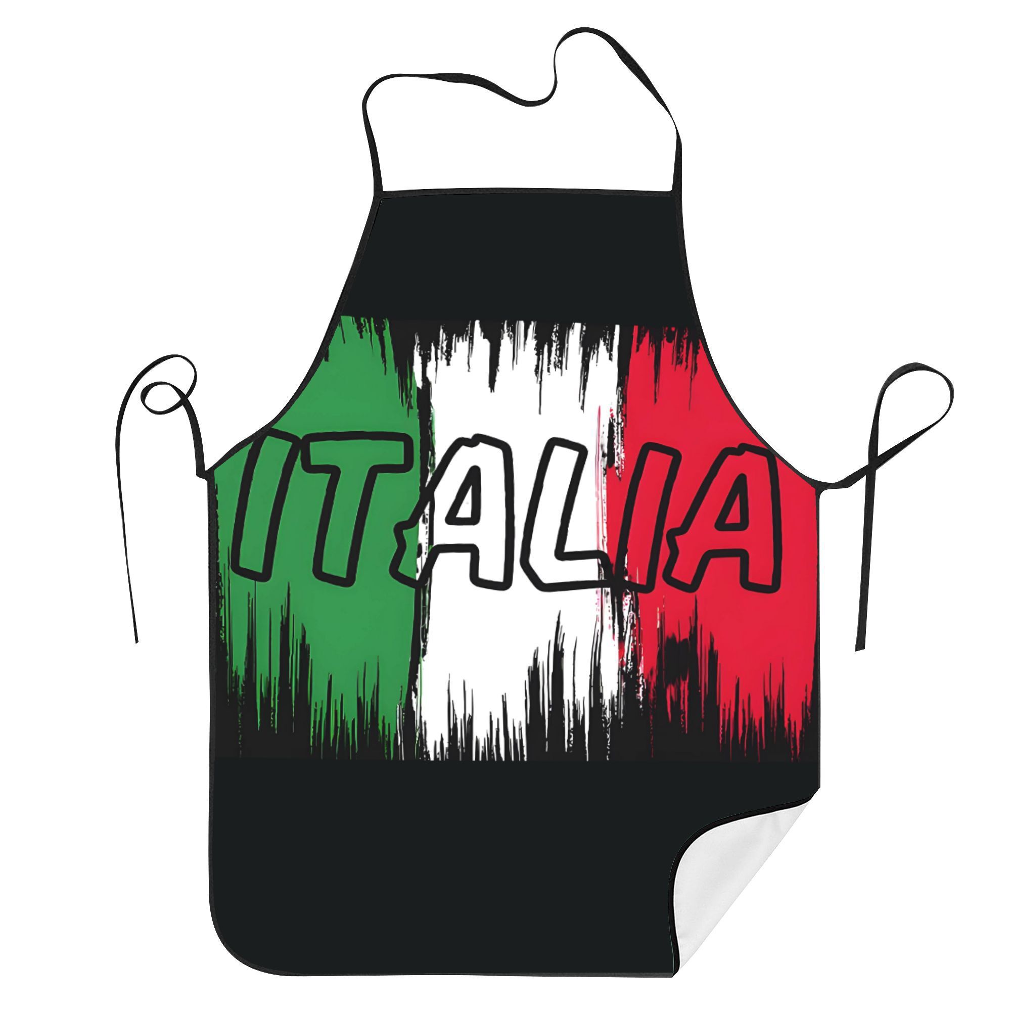 

Adult Kitchen Apron With An Italian , Suitable For Chefs, , And Barbecue Enthusiasts, Featuring A Pocket For Tools.