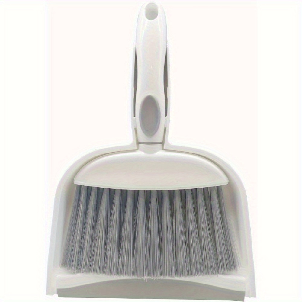 Image of 1set Mini Broom And Dustpan Set-mini Whisk Set For Desk, Housekeeping, Office, Kitchen, Pet Nest, Car, Etc., Daily Cleaning Necessity Plastic Mini Dustpan Set