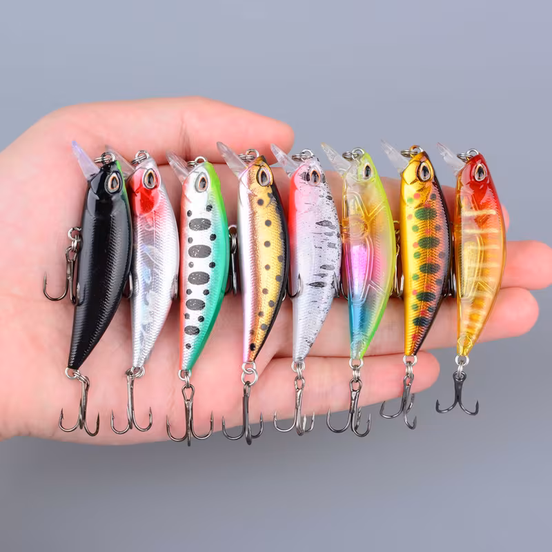 30 señuelos de pesca minnow , señuelos duros para de pesca Detalles del producto 4