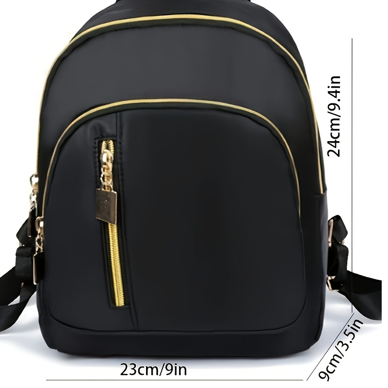 1pc womens elegant small backpack durable nylon travel bag  display picture 3