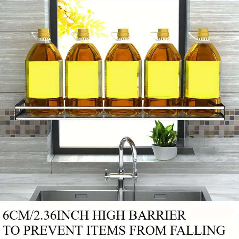 1pc heavy duty foldable dish drying rack space saving wall or countertop organizer with utensil hooks plates cups sturdy stainless steel construction for modern kitchens easy to clean rust resistant kitchen organization sleek kitchen accessory rustresistant material compact storage durable kitchenware small kitchens Product details 5