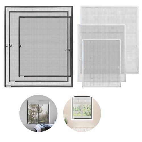 plasă de protecție împotriva muștelor pentru fereastră, plasă împotriva insectelor cu cadru din aluminiu, pentru sufragerie, balcon, plasă împotriva țânțarilor, alb/ , plasă împotriva insectelor pentru dormitor, fără găurire, plasă de țânțari personalizată