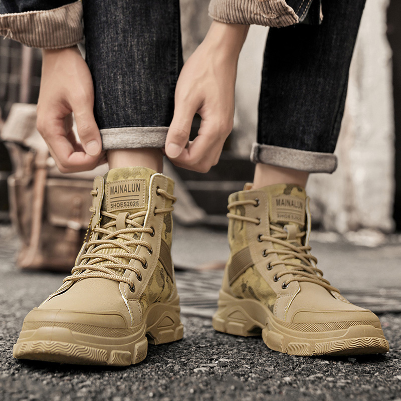 Men's Waterproof Hunting Boots, Low Cut Design