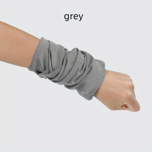 cooling sports wristband breathable lightweight portable suitable for yoga running basketball hiking camping 3 colors unscented comfortable durable sports accessory