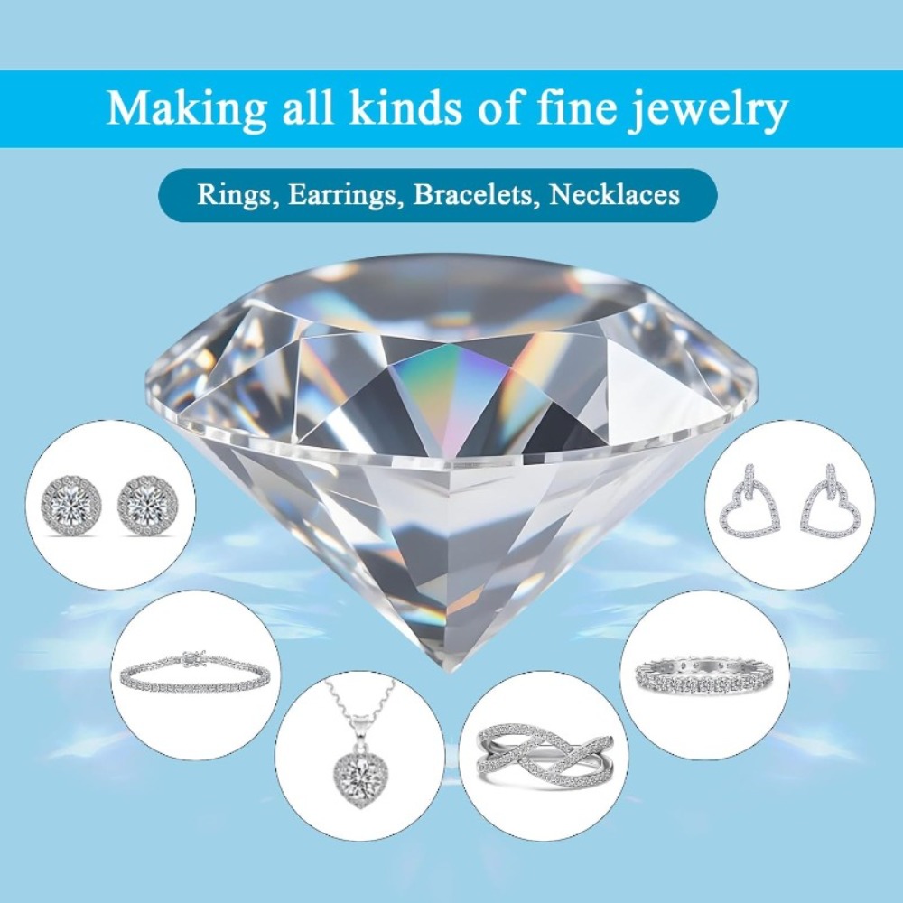 Lab Grown Synthetic Moissanite for Jewelry Making