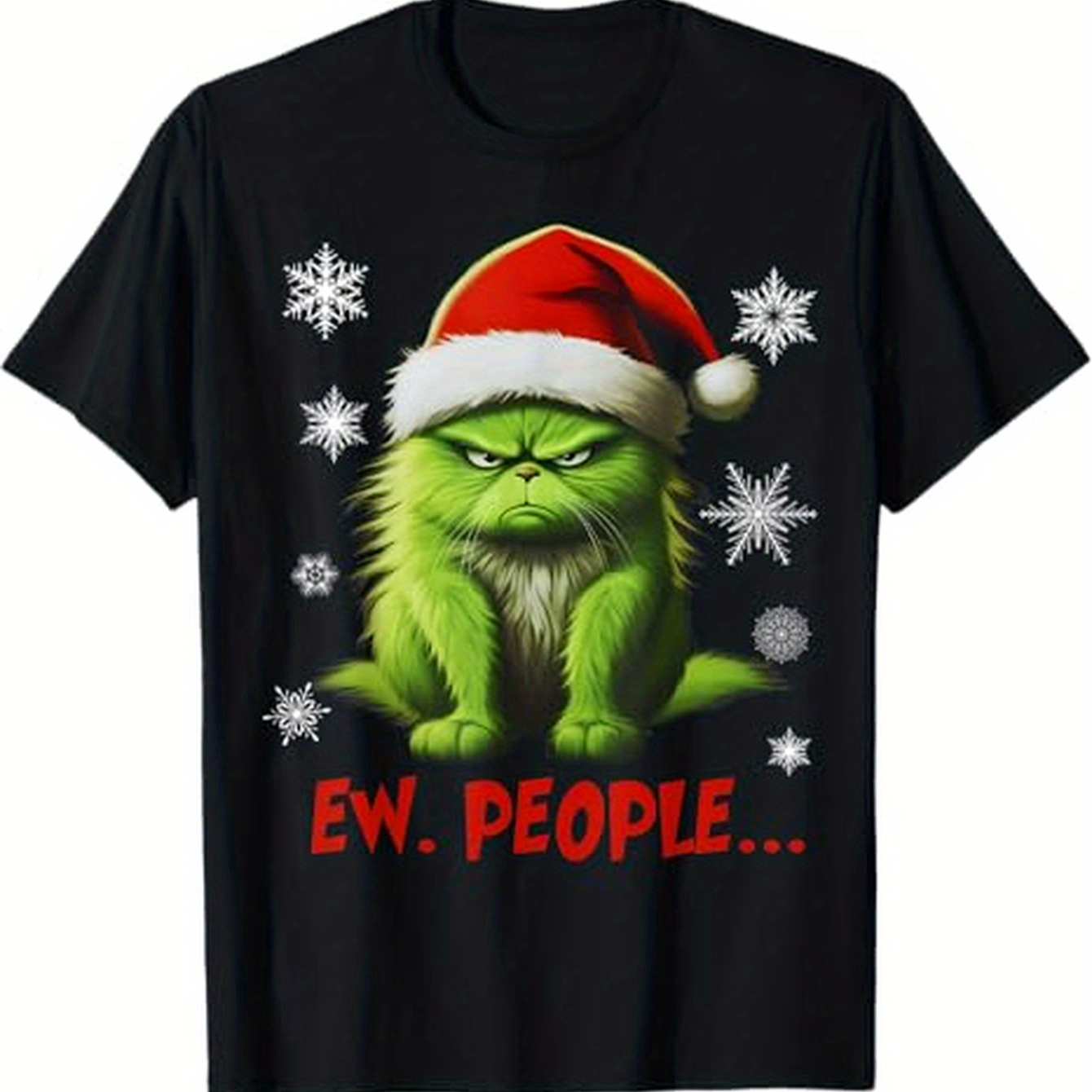 

Christmas Cat, , , Cat , Men And Women, Boys, T-shirts, 100% , Men Husband Grandfather