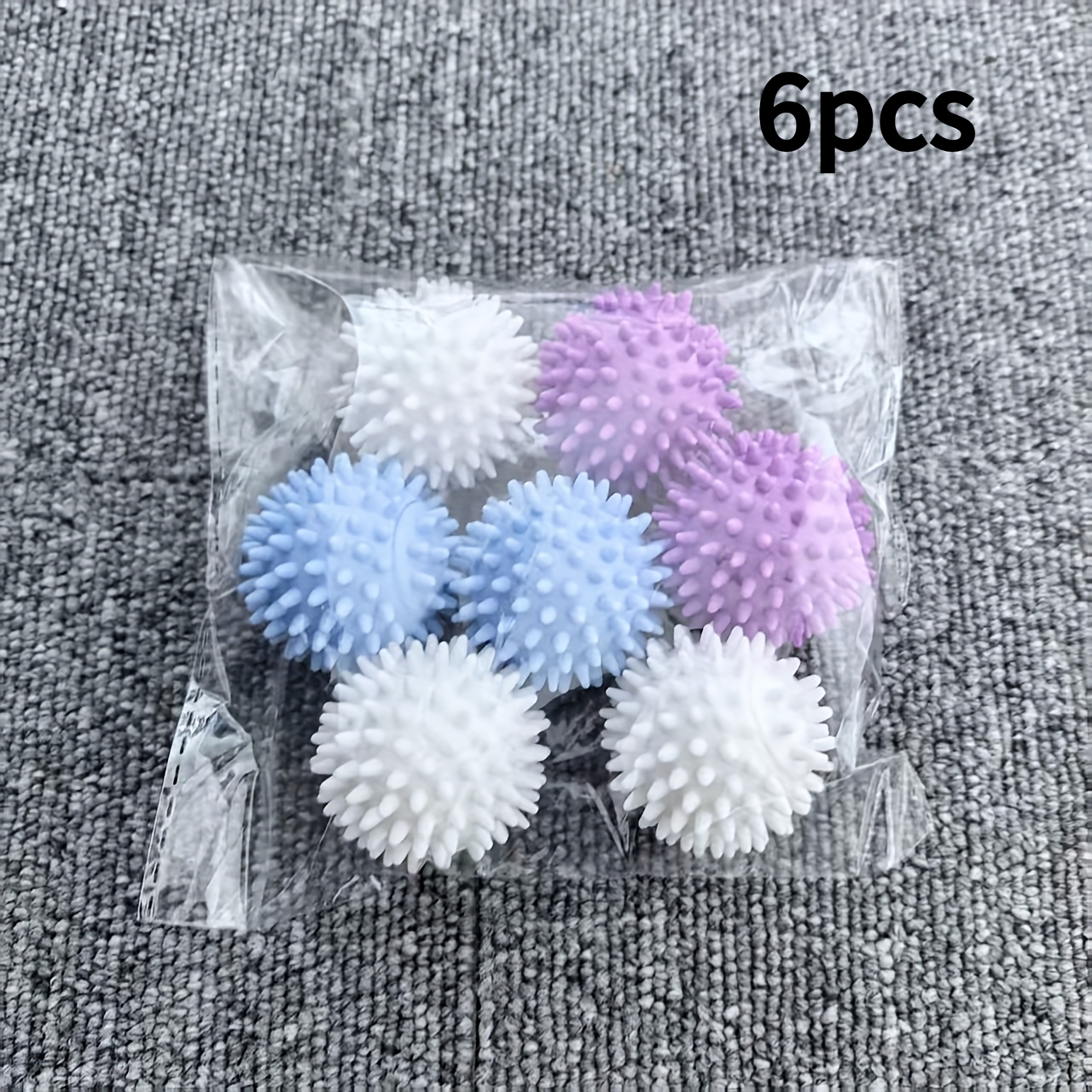 TEMU Random Colors - Reusable Laundry Cleaning Ball Set - Removes Hair, Clothes, Prevents , Reduces Wrinkles, No Power Needed, For Washing Machine