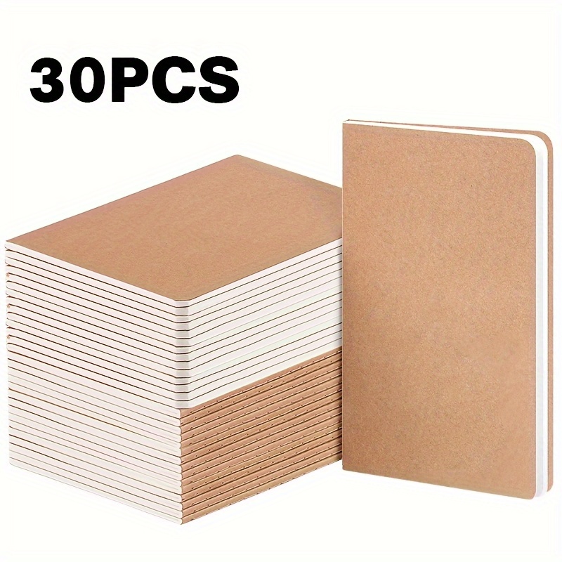 30pcs a5   paper notebook 8 3x 5 5  pages diary loose leaf notebook sketchbook   set practical gift suitable for   camp travelers office supplies school supplies