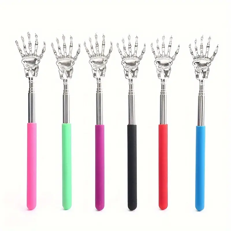 4pcs adjustable stainless steel telescopic ergonomically designed handle cool claw 6 colors portable rake Product details 1
