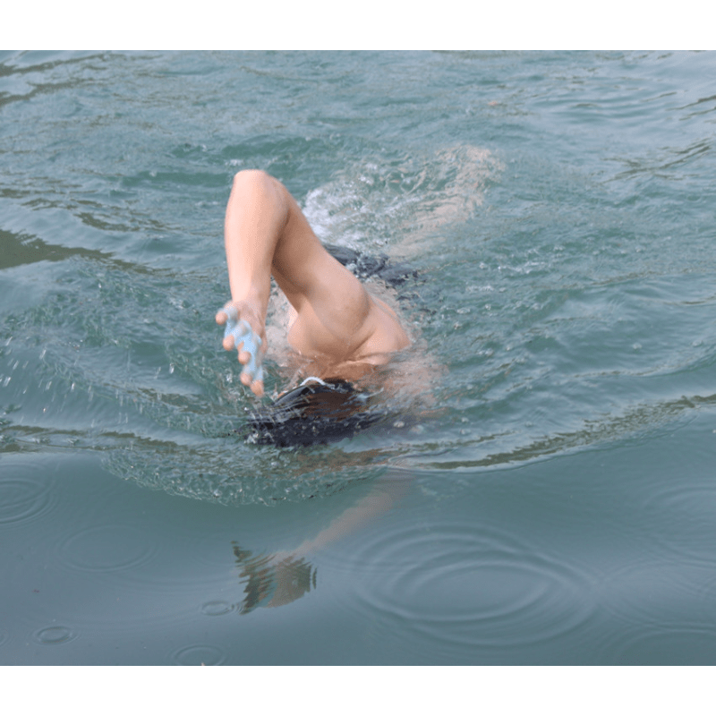 Flying Fish Frog Silicone Hand Paddles for Swimming Training