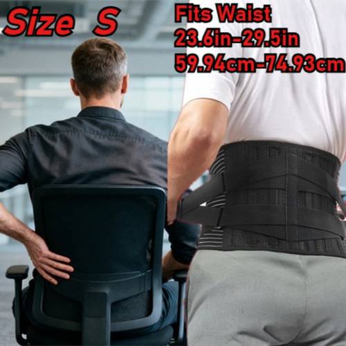 3d adjustable lumbar support back brace with straps and posture heavy duty belt for lower back with back support straps stabilization grade for men and women daily use gym ideal for and outdoor holiday gifts