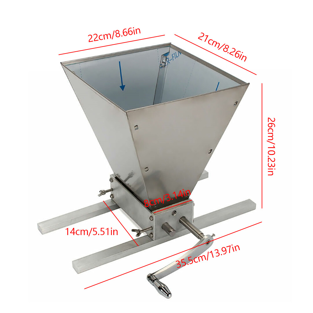 4 litre high capacity kitchen grain and cereal grinder with a   opening offering two   of operation portable grinding   adjustable roller distance