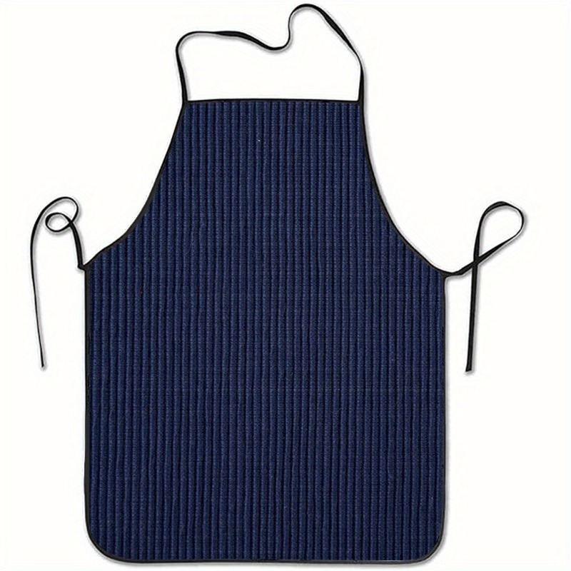 TEMU 1 delantal sin azul con y impresión 2D, para Navidad. delantal de cocina duradero y fácil de limpiar es ideal para hornear y cocinar. Impresión