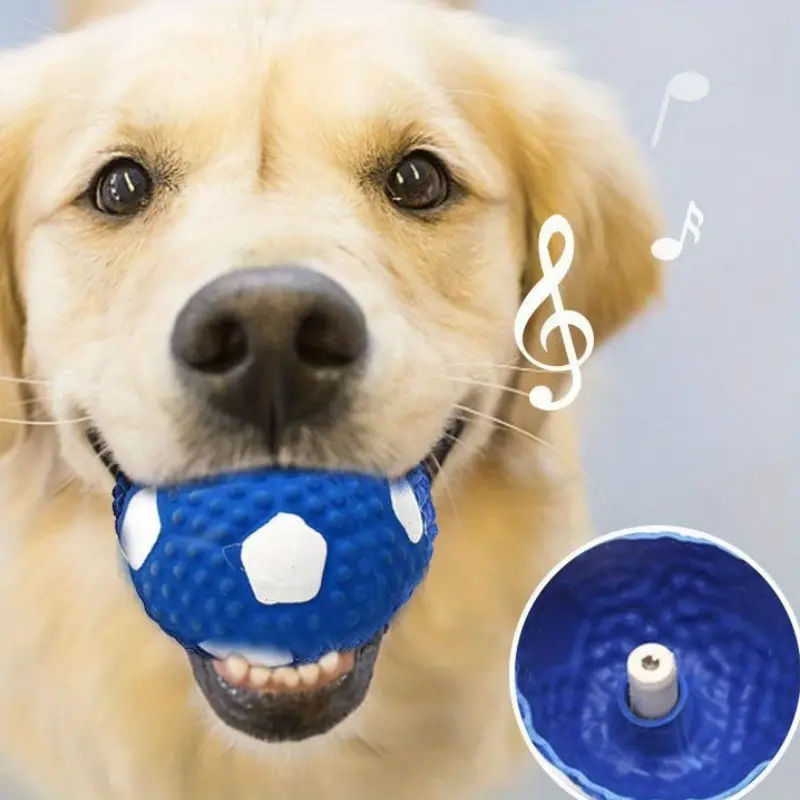 3pcs dog interactive toy balls dog toy sound balls latex sound balls dog chew toys for medium to large dog without battery details 3