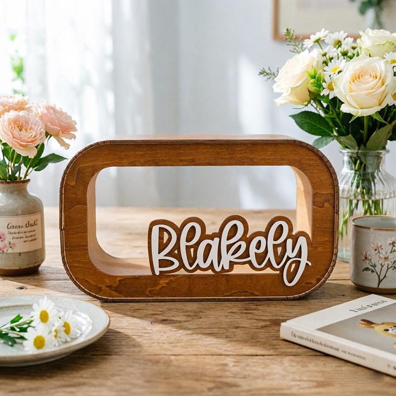 Personalized Engraved Wooden Savings Box & Treasure Chest