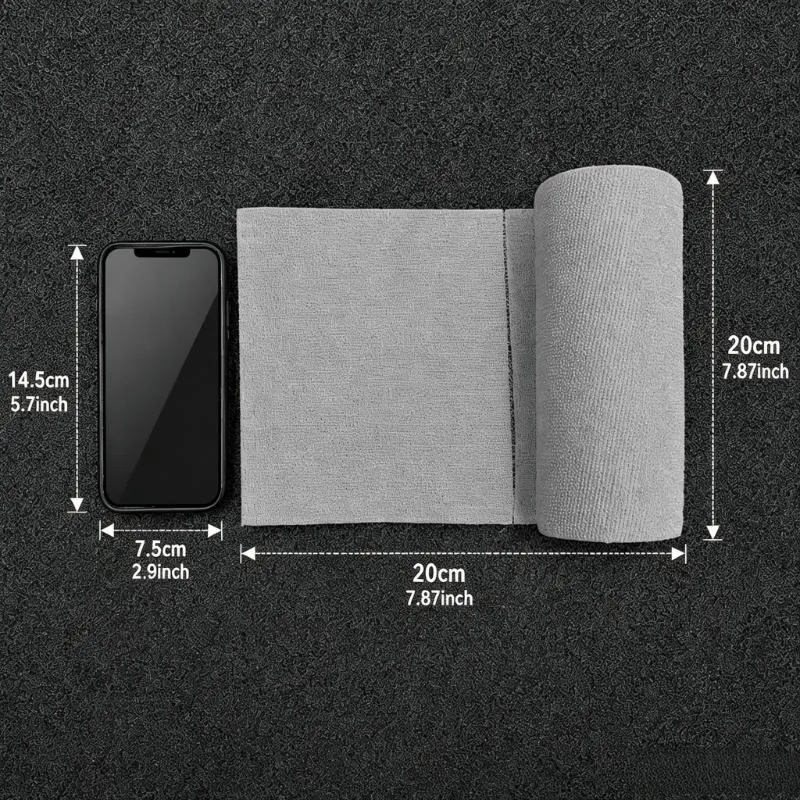TEMU 4.5 Meters Long Extra Large Roll Of Microfiber Car Towel, Car Cleaning Towel Roll, Reusable Cleaning Cloth, Convenient Hand-tearable Microfiber