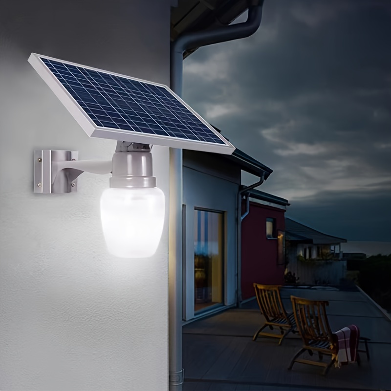 

Led Street Light - With Dark Sensor, & Energy- Outdoor Lighting For Garden, , And Home Security, Plastic Construction, Solar-powered Design, Solar Powered Outdoor Lights