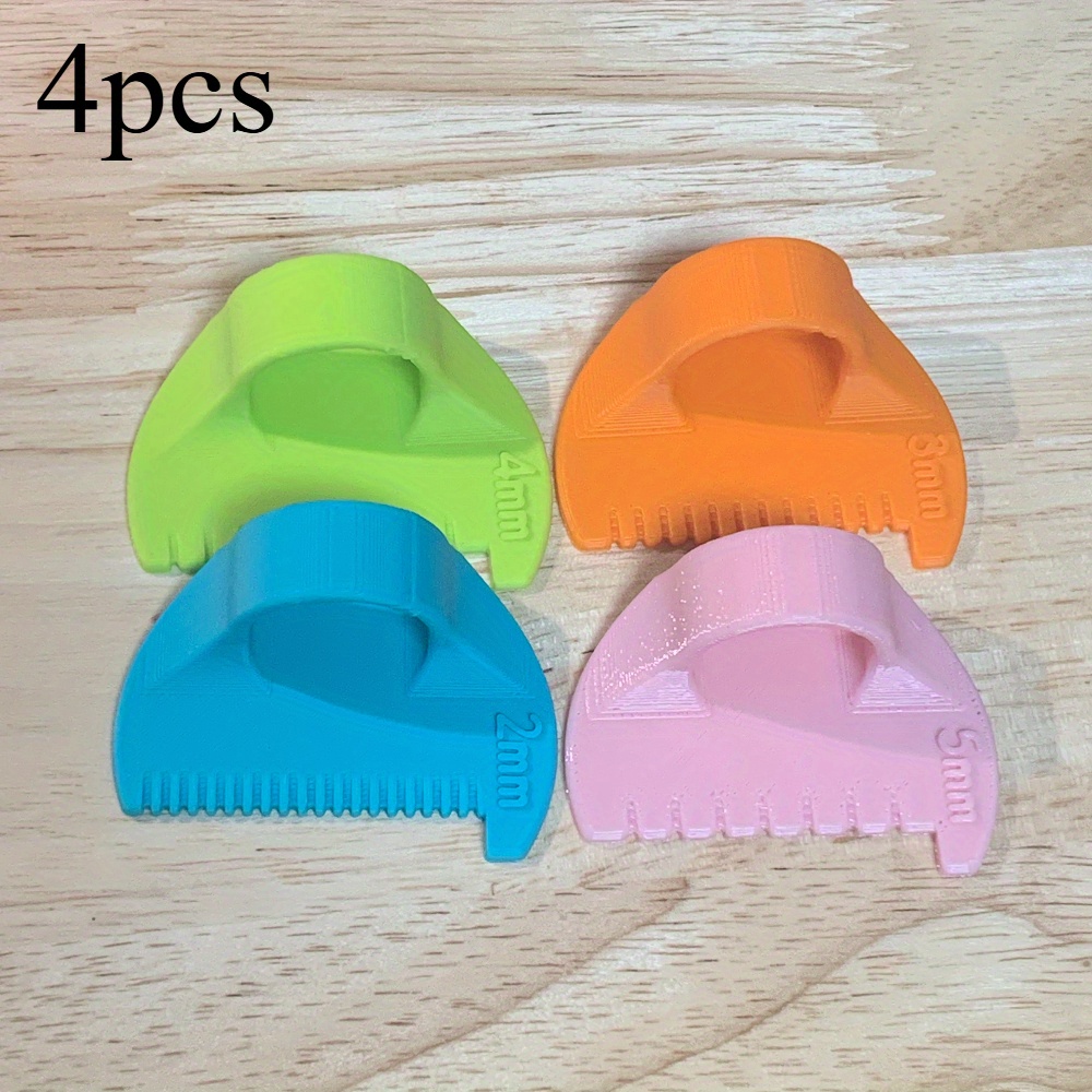 TEMU 4pcs 2/3/4/5mm Set Hand Sewing Tool Kit, Easy-to-use Plastic Hand Sewing Tool Set Suitable For Beginners And Seniors, Crafts, Sewing Projects,
