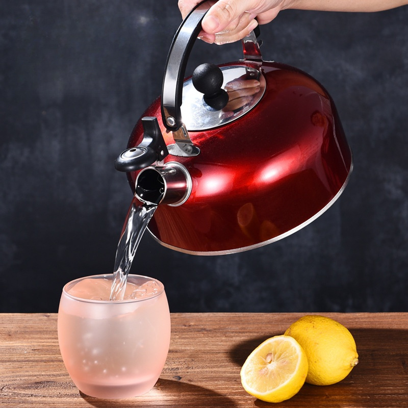 2.5l Whistling Kettle 304 Stainless Steel Large Teapot Boil Water