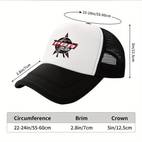 kapa za golf s pbr bull logom - podesiva, poliesterska kapa u dvobojnoj crno-bijeloj s metalik detaljima, pogodna za pranje u mašini, idealna za golf, biciklizam, studentski stil i praznične događaje