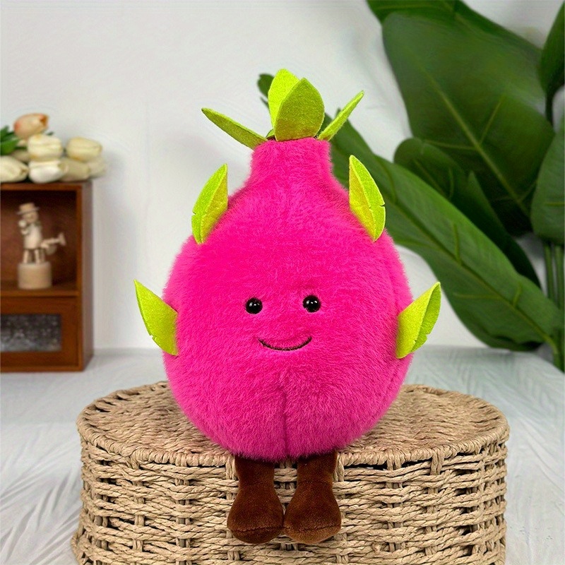 Cuddly Plush Mango Stuffed Toy - 8 Inch Soft Fruit Doll For Kids Birthdays & Christmas