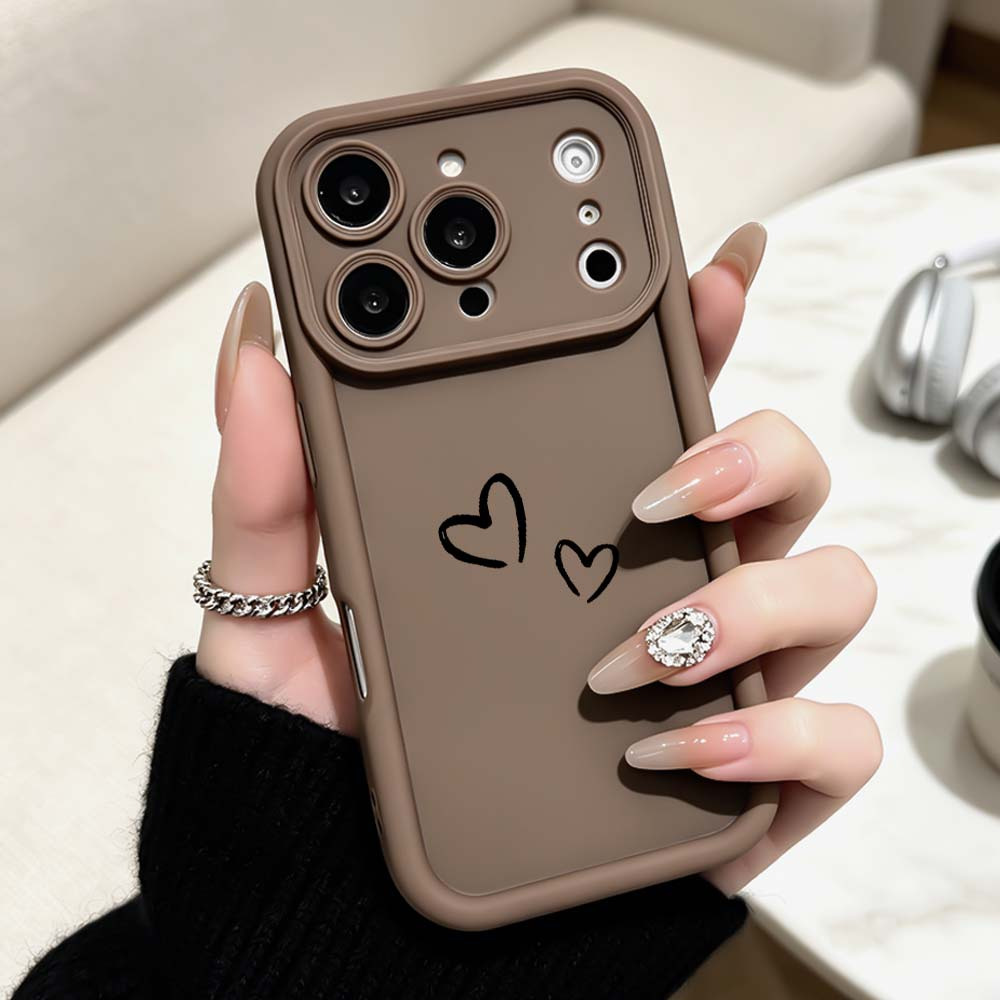 TEMU Phone Case - 1pc Cute Pattern Style Soft Phone Case For 17 16 16e 15 14 13 12 11 8 7 Se X Xr Mini 2026 New Anti-drop Scratch-resistant Durable
