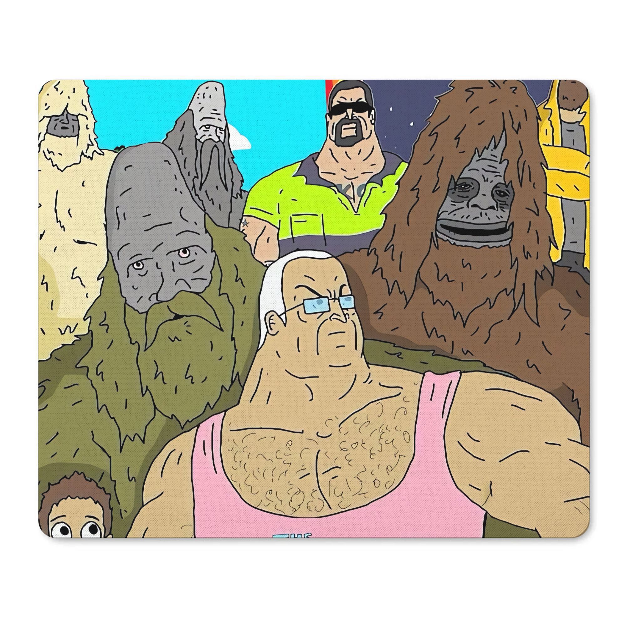 TEMU The Big Lez Show 1 Poster Motif Abstract Art Desk Mat For Creative Professionals Turn Your Into A Mini Gallery