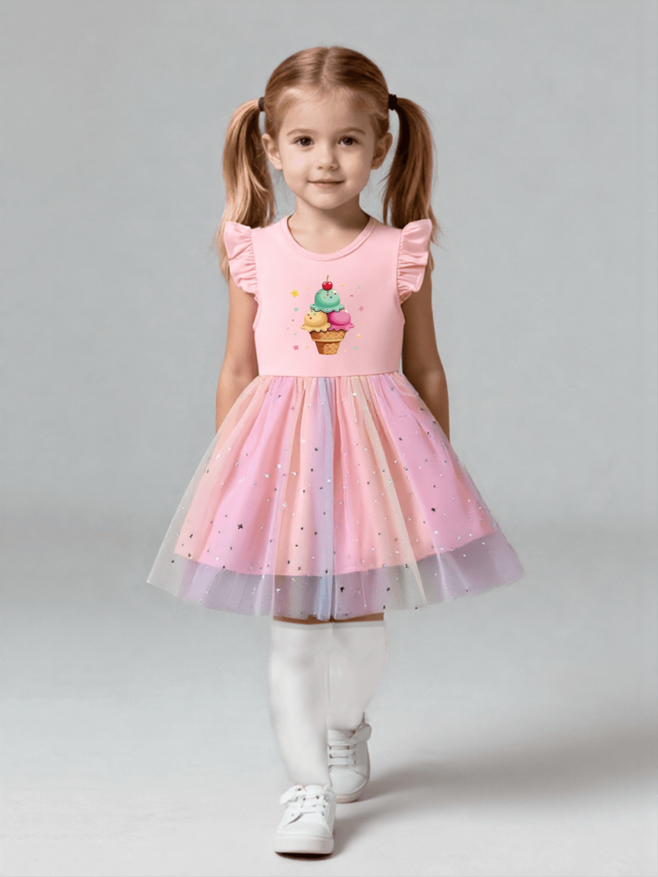 ice cream dress girls sold on Temu Canada