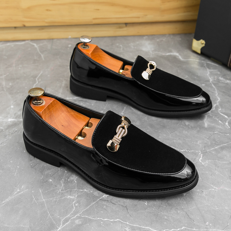 blue dress for baby girl Men's Spiked Fashion Loafers in Rose Gold main image 1