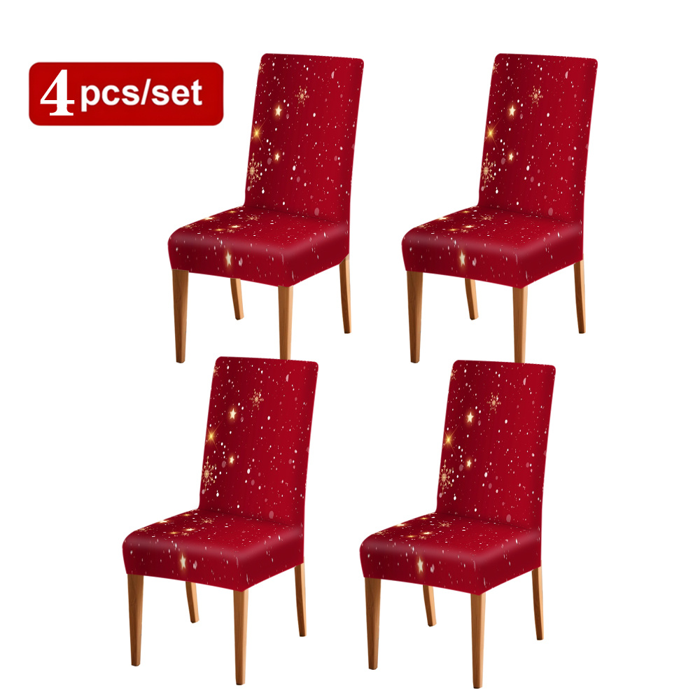 TEMU Chair Cover - Elastic Red/ Chair Cover (chair Not Included), - High-end Stylish Cover, Removable And Washable Seat Protector, Suitable For , A