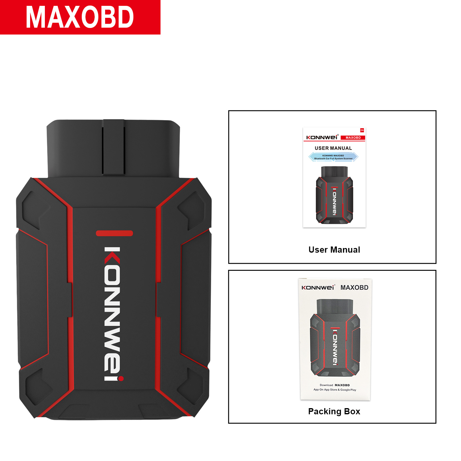 KONNWEI MAXOBD Brezžični 5.2 Skener za Avtomobile, Orodje za Popolno Diagnostiko Avtomobila s Podatki v Živo, Skener za Preverjanje Motorja, A