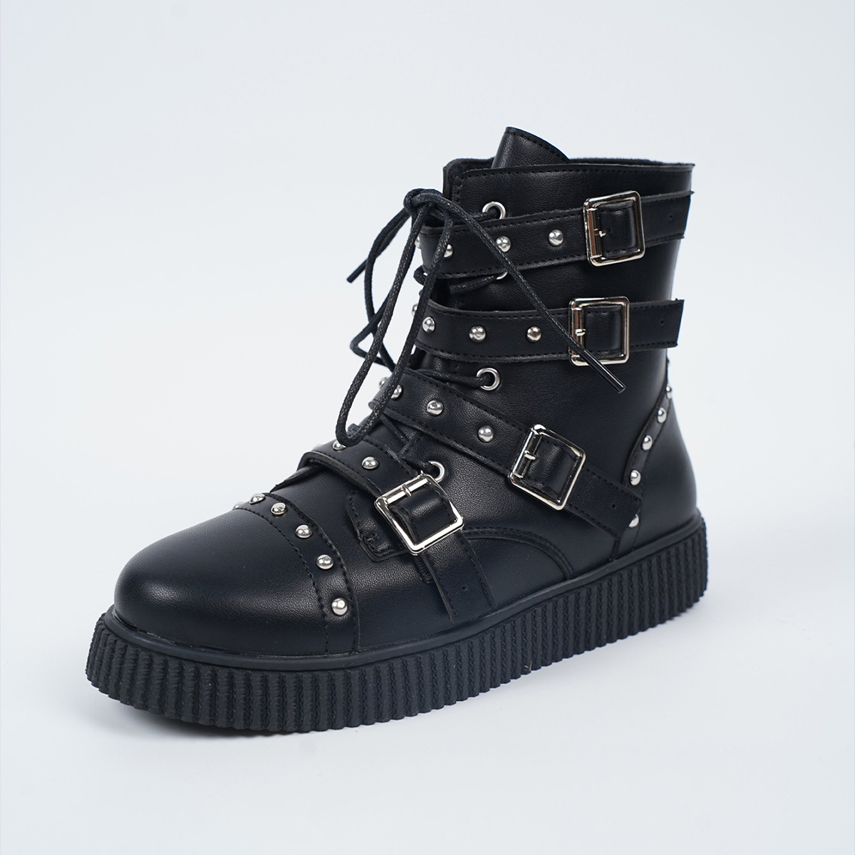 Image of Women' Casual Short Boots With Round Toes For Walking, Shopping, Dating And Spring Wear, Women Shoes