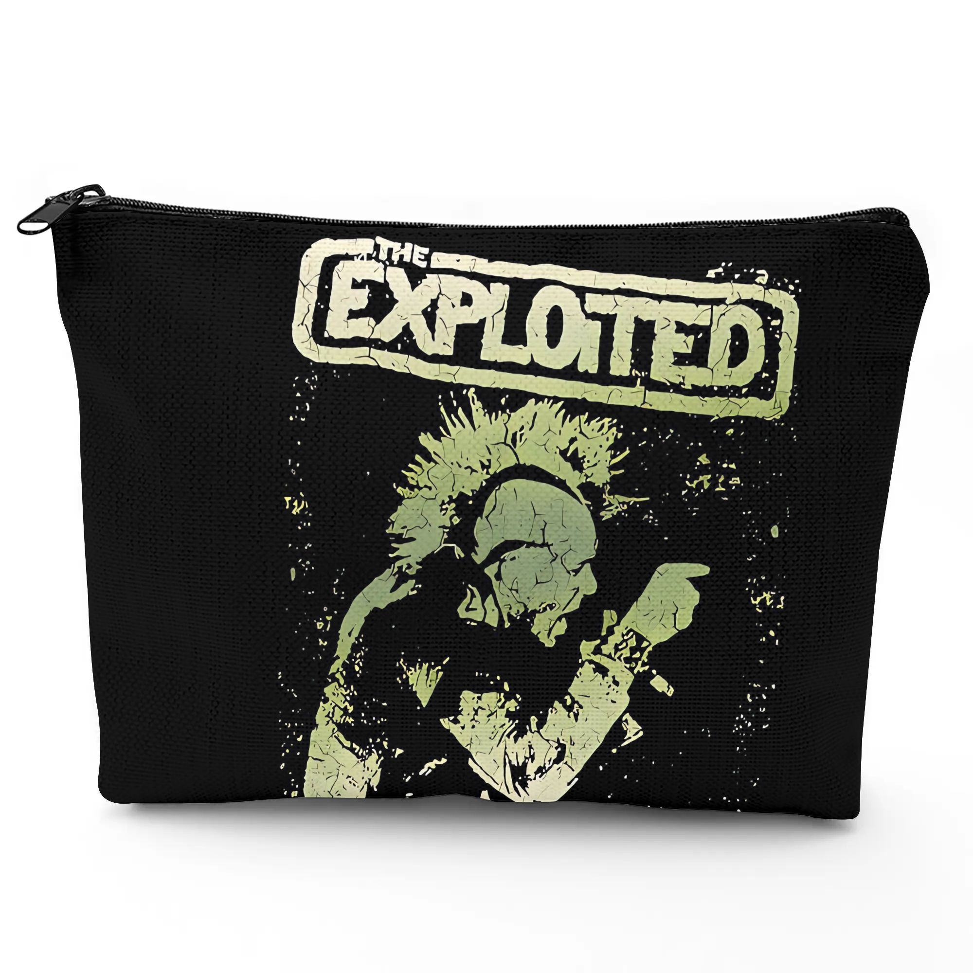     themed cosmetic bag suitable for gift or personal use retro punk pouch with iconic     organization   lovers  