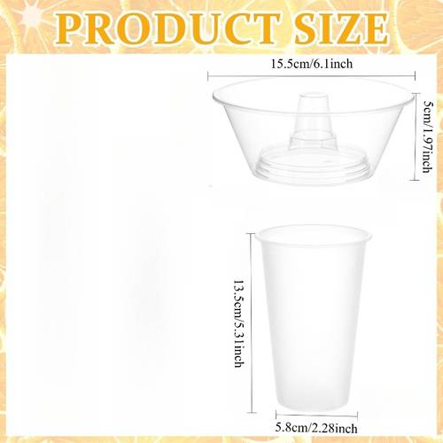 30 piezas (15 tazas tazones de bocadillos) juego de tazas y tazones de bocadillos, vasos de plástico reutilizables con bandejas de bocadillos , suministros para fiestas familiares de noche de halloween, navidad, (estilo aleatorio)