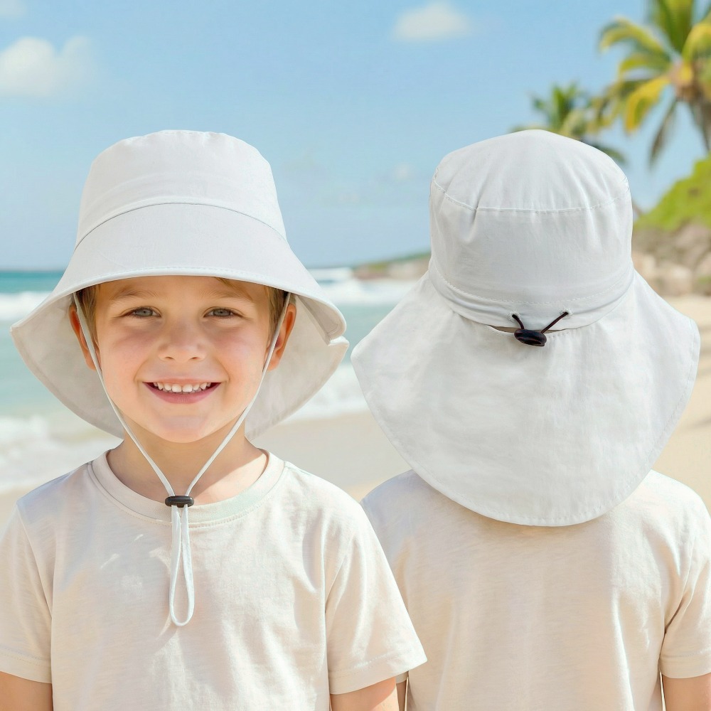 outdoor sun hat suitable   3 8 fisherman hat style with windproof rope adjustable closure with drawstring ponytail hole for girls ponytails nylon material ideal for   occasions camping beach hiking and more