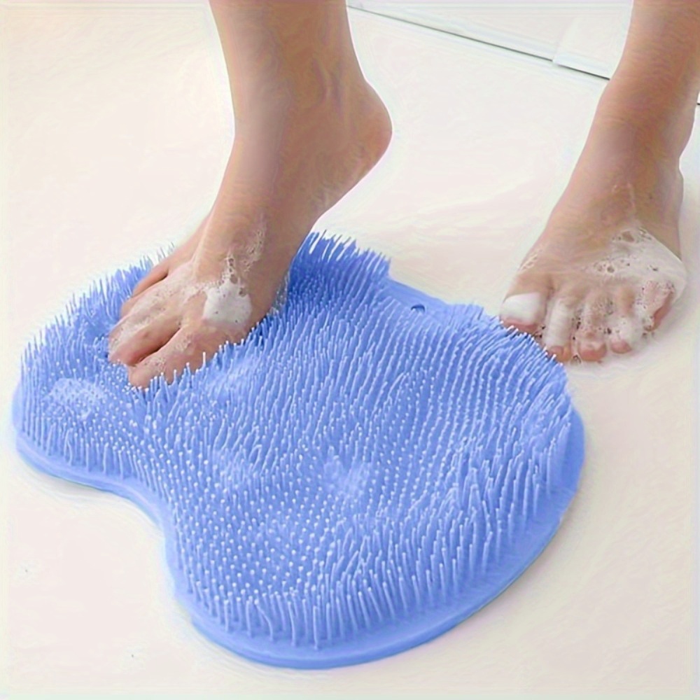 1pc   non slip shower   scrubber massager exfoliating alcohol free and   manual