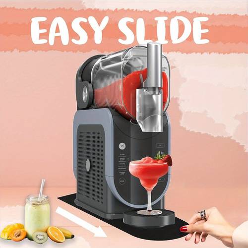 machine sliding pad for fs301c fs301 non slip mat with ergonomic handle durable plastic base for stability black kitchen appliance accessory professional material drink preparation sturdy construction restaurant staff