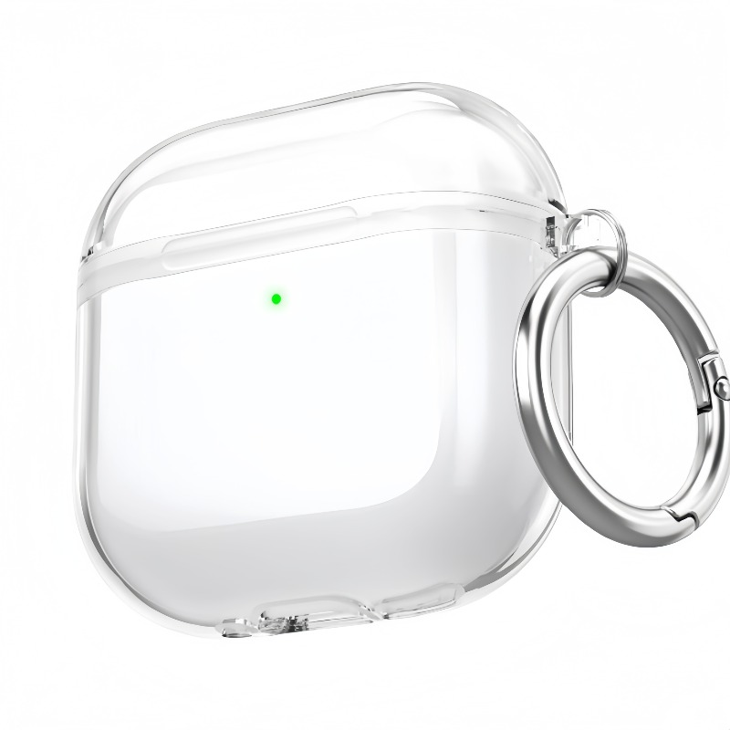 Transparent Protective Case For Airpods Earphones, Fit 1/2/3/4/pro 2/pro 3, Shock-proof Soft Cover