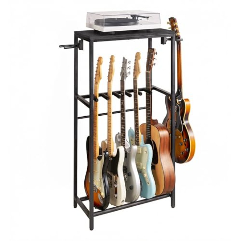 multi guitar rackmulti instrument guitar stand for 7 guitars rustic guitars display stand with 2 guitar holders for  